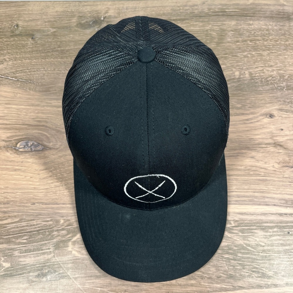 Richardson DeWalt Trucker Hat Mens OSFM Black Mesh Snapback Style 112 Cap‎ - Picture 6 of 12